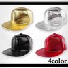 WHITE FANG Leather Hat Snake Pattern Flat Brim Cap Black Red Leather Stylish Cool CA153 Men's (04 Silver)