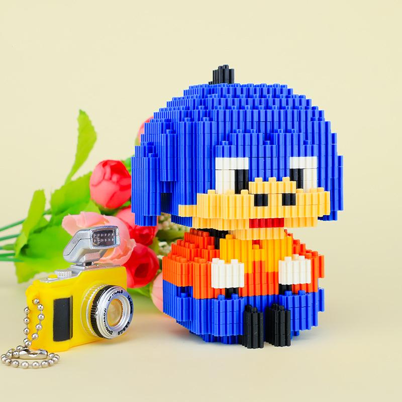 354pcs+ Connection Building Blocks Mickey Mouse Winnie Pooh Donald Daisy Piglet 3D Model Mini Brick Figures For Children Toys