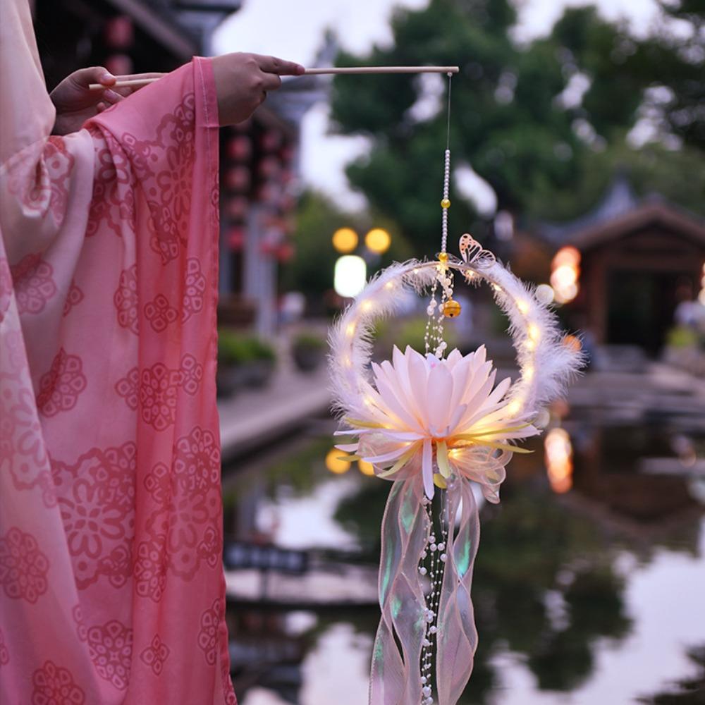 

Праздник середины осени Китайский традиционный фонарь для украшения праздника середины осени Pink