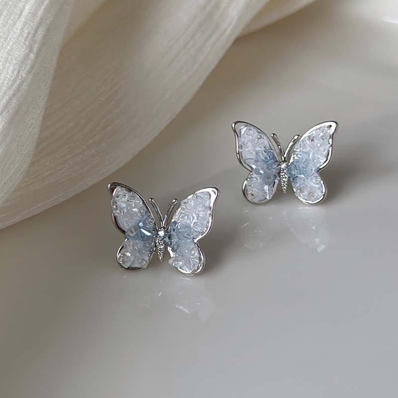 European and American Exaggerated Diamond-encrusted Flower Bow Fringed Earrings Personalized Earrings Internet Celebrity Temperament Earrings