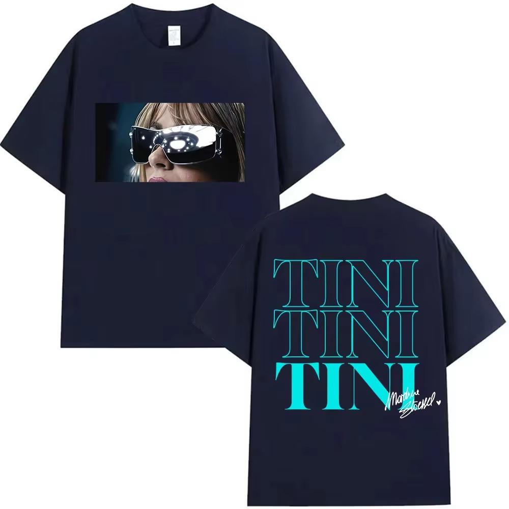 Tini Stoessel Futttura World Tour 2026 Graphic Cotton Unisex Shirt Summer Oneck UNISEXs Y2k Hiphop Short Sleeve Tshirt Fan Gift 2XL