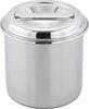 Mido Kitchen Pot, 10cm, 700ml, Deep Round Molybdenum Storage Container, Made In Japan, AD-450