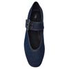 Zara Lightweight Trendy Fashion Simple Buckle Decor Denim Ballet Flat Casual Shoes Women Flats Blue 13589510-38