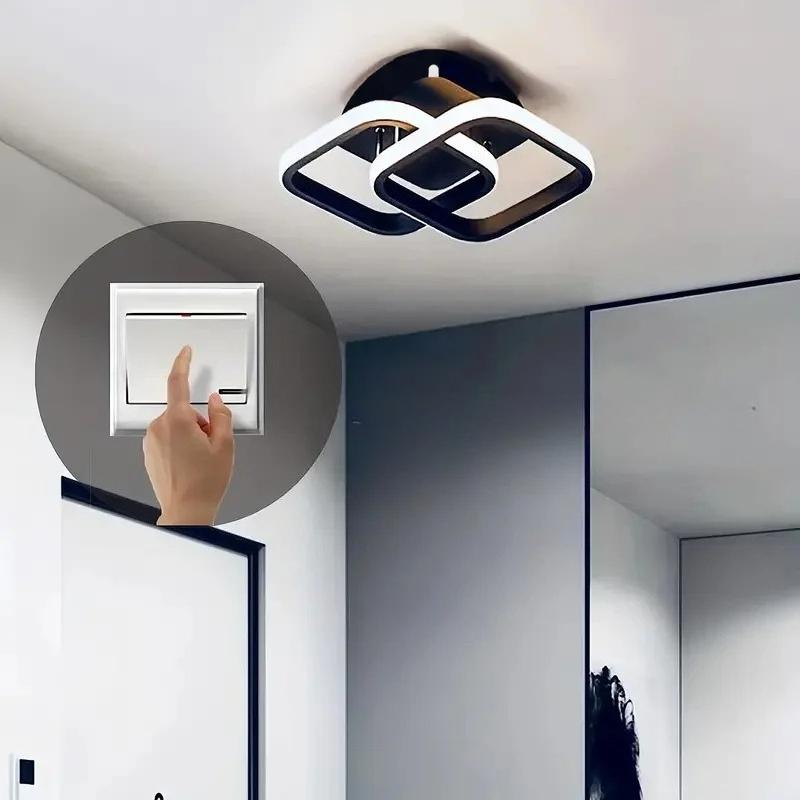 Modern LED Ceiling Light Dimmable for Living Room Bedroom Study Home Decoration Plafond Chandelier Lamp Fixture High Quality