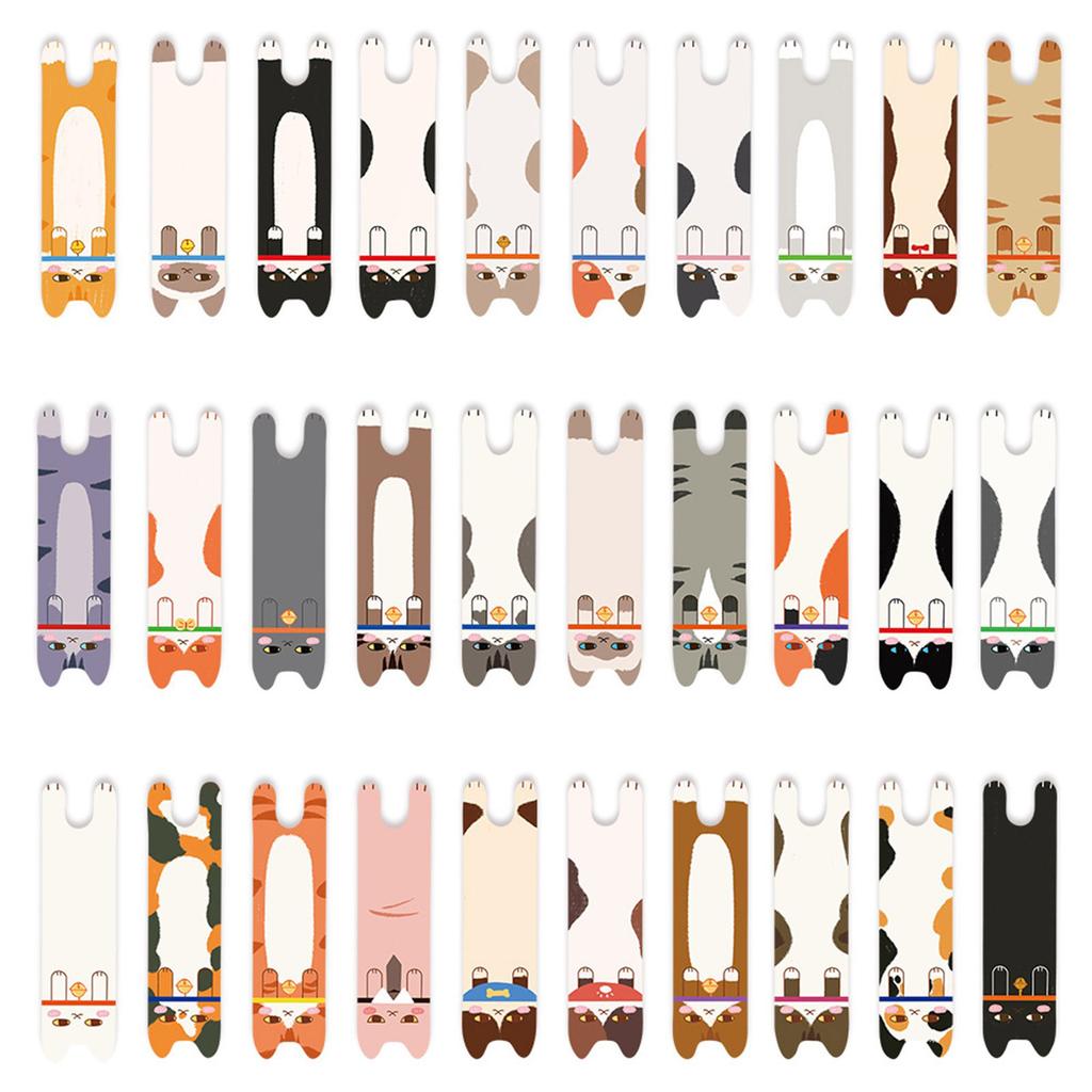 30 Blatt Cartoon Katzen Lesezeichen Seitenmarkierer Hübsche Lesezeichen Lesezeichen Kreative Lesezeichen Bürobedarf