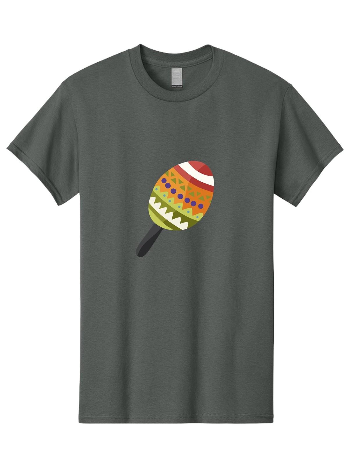 Maracas Mens Graphic Tee, 100% Cotton, Casual Summer Wear S