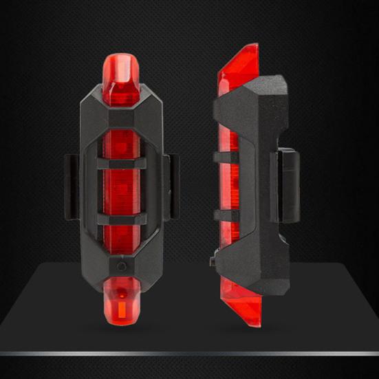 Bicycle Taillight LED Bike Tail Light High-Brightness Waterproof Rechargeable Easy To Install Cycling Safety Flashlight Bike Accessories