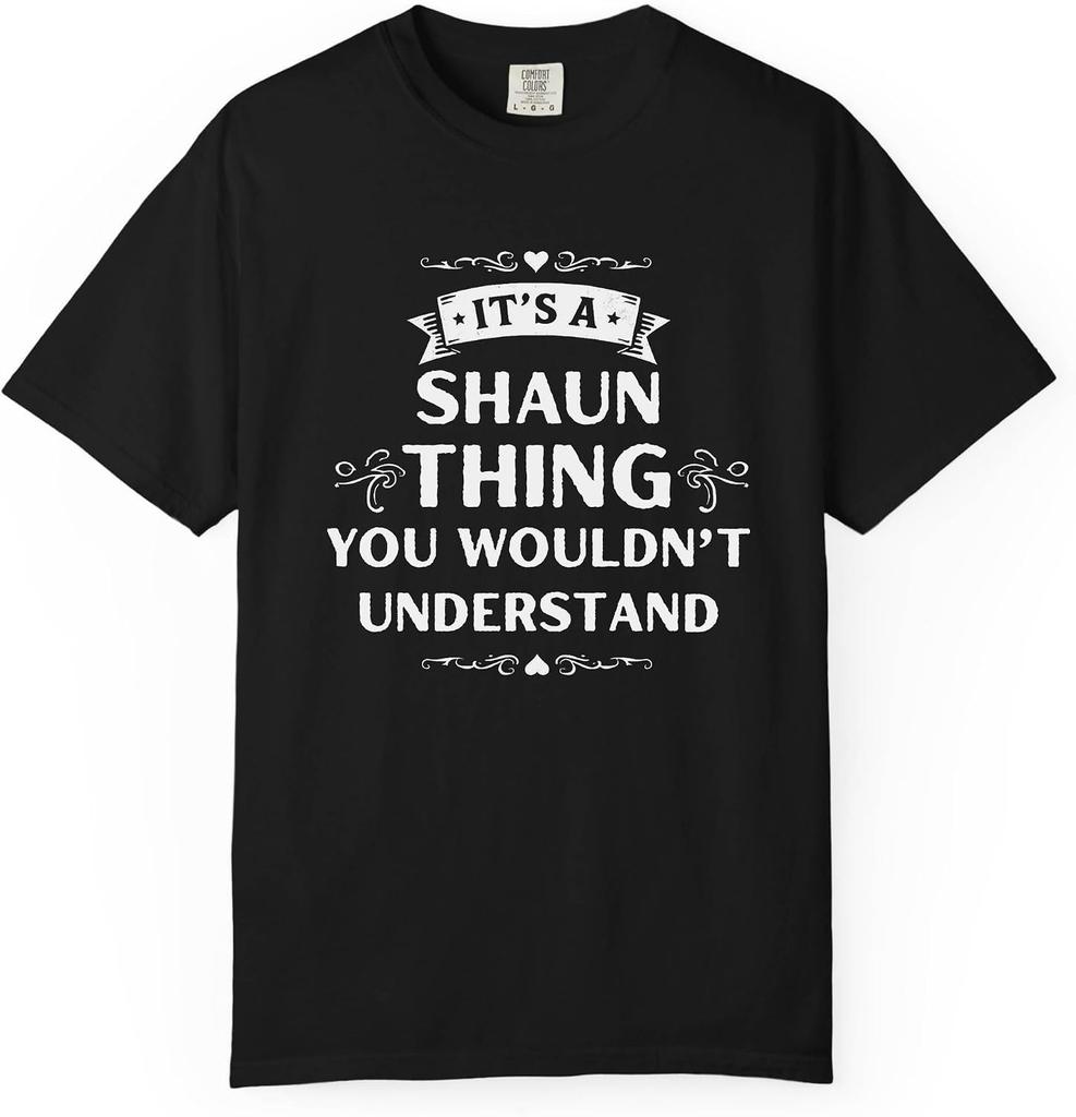 Funny Shaun Name T-Shirt