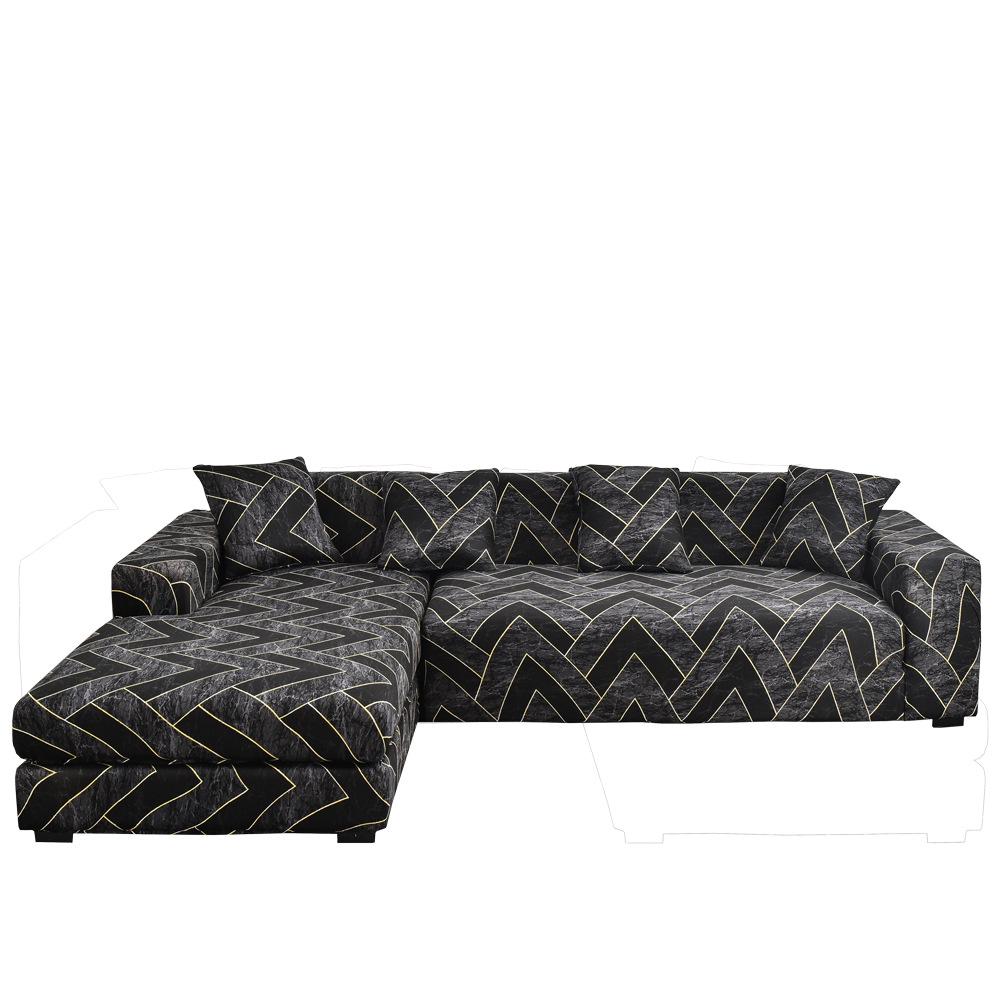 Four Seasons Printed Sofa Cover All Inclusive Elastic Sofa Dust Cover Single Double Three Or Four Anti Slip Tight Bag Seat Cushion