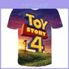 Camiseta Casual Unisex Vibrante Toy Story 4 com Estampa 3D Para Conforto no Verão