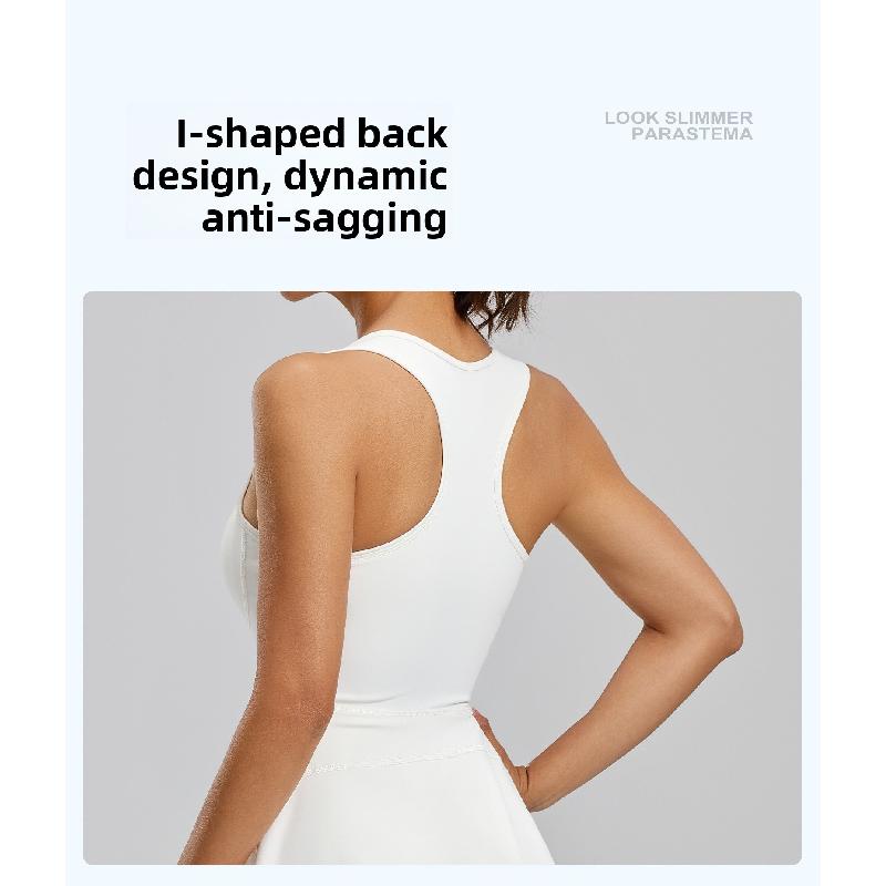 New Zipper One-Piece Dress for Women, Anti-Exposure, for Outdoor Running and Fitness