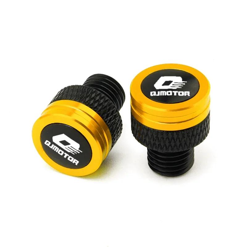 Accessories M10*1.25 CNC Mirror Hole Plugs Screws Bolt New For QJMOTO QJ SRT 800 800X 800SX SVT 650 X SRT700 SRT 800 700 650 550