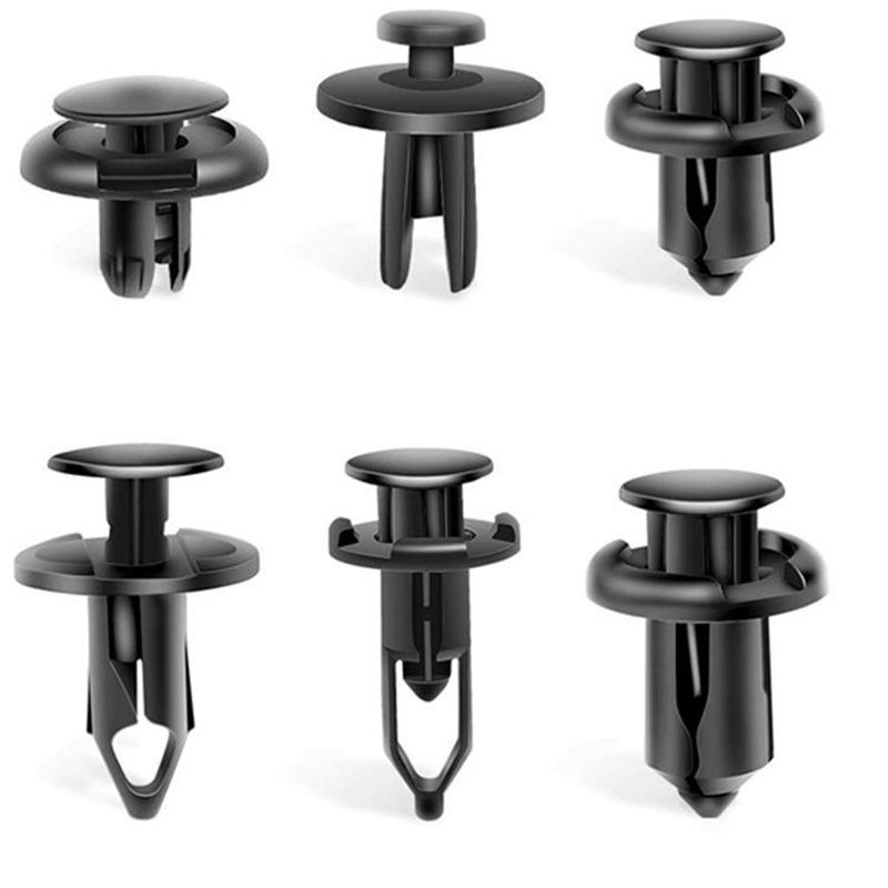 Universal Car Nylon Rivet Clips - 120pcs Mixed Assortment