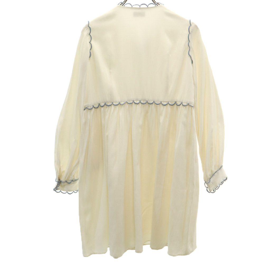 PAMEO POSE made in Japan Long sleeve one piece F White system Women Used