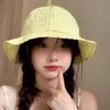 Versatile Plaid Bucket Cap Japanese Women's Sun Hat Fashion Fisherman Caps  Travel