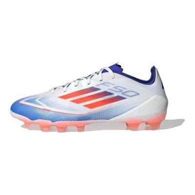 F50 Pro Komfortabli Daudzpusīgi AG HG Mākslīgā Zāliena Futbola Apavi Vīriešu Futbola Apavi Balts Sarkans Zils IF1325