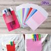 3 bucăți portabil PVC colorat protector de buzunar pentru medici, asistente, consumabile, husă pentru pix, cutie de creion