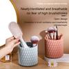360° Rotating Multifunctional Desktop Eyebrow Pencil Makeup Brush Storage Box Makeup Brush Cup Holder Makeup Tool Storage Box