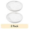 2 Pack Microwave Dishwasher Oven Safe Stoneware Dinner Plates Grey Marble Round Tableware Kitchen Utensils Dining Set