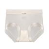 Super Thin Ice Permeable Facial Mask Underpants for Women's Large Summer Thin Mid Waist Briefs Seamless Breathable Sexy Lace Silk Gear Panties