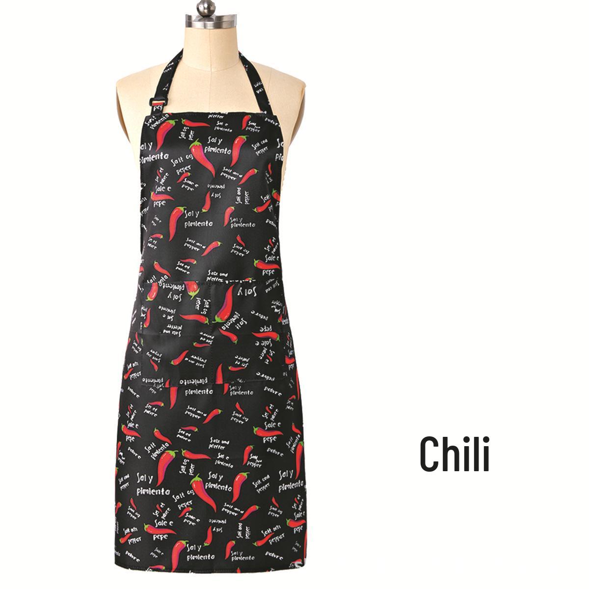 

Холщовый Водонепроницаемый Фартук для Кофейни и Кухни - Маслостойкий Хлопковый Нагрудник для Домашнего и Кейтерингового Использования