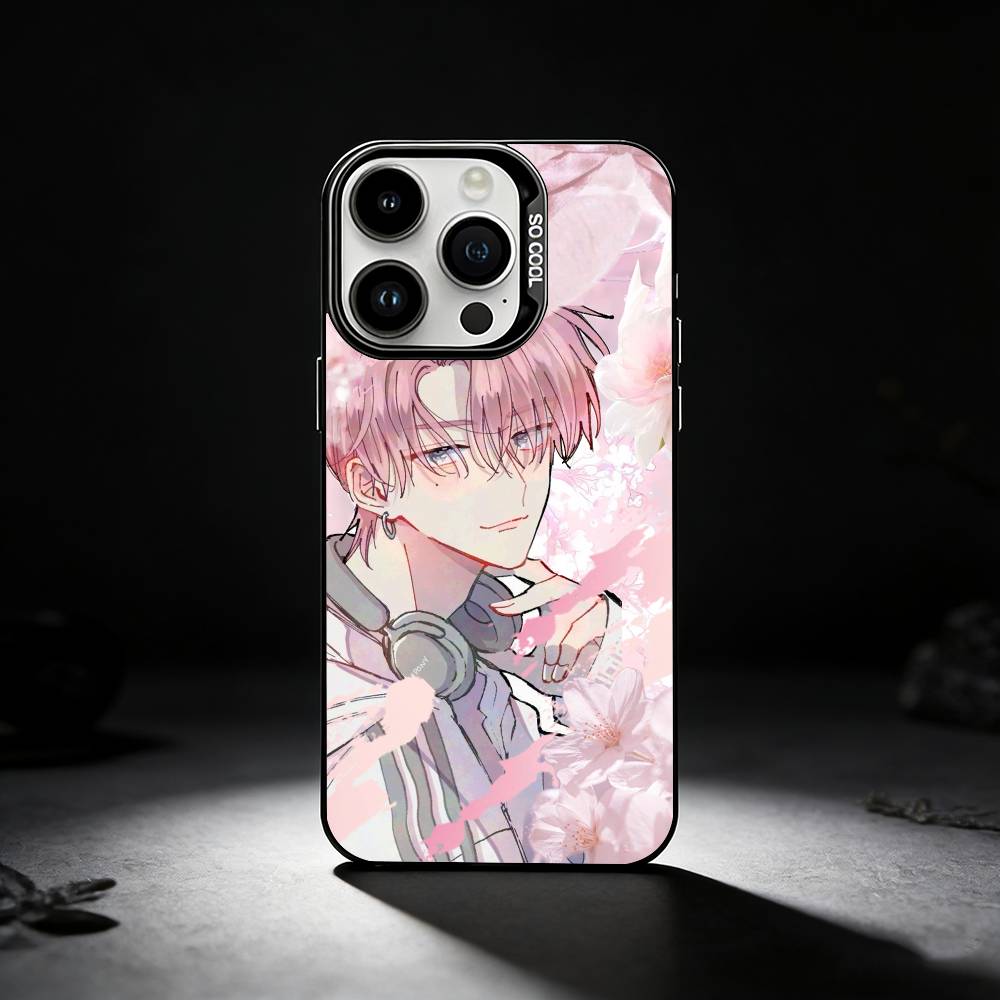 Tamon s B-Side Phone Case For iPhone 17,16,15,14,13,12,11 Plus,Pro Max,XS,Colored silver phone case