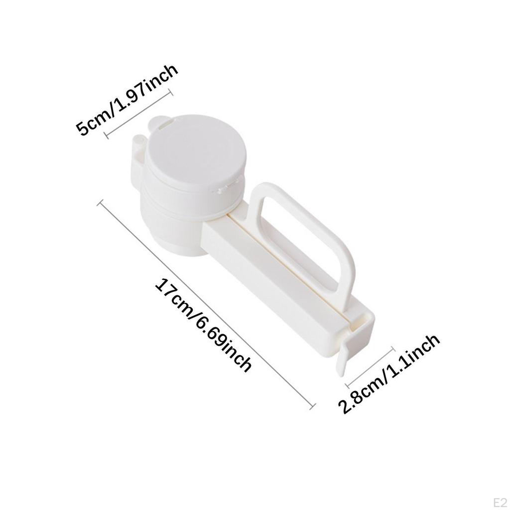 Food Sealing Clip Milk Powder with Nozzle Multifunctional Reusable Sealer Clamp Snack Bag