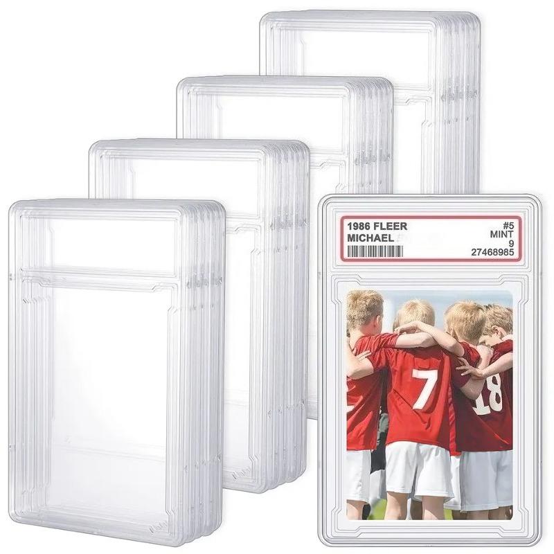35PT Aktivitätssammlungs-Kartenhülle Schutzhülle für Sammelkarten Langlebige Hüllen 90x65mm Dick für Spiele Sportkarten Konzipiert Fester Kunststoffhalter
