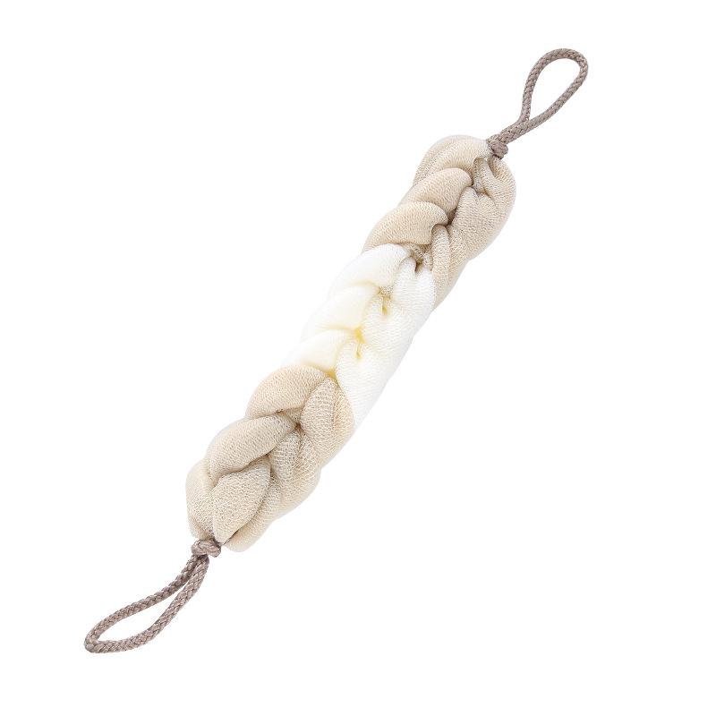 Long Bath Scrubbing Towel with Shower Ball for Strong Lather