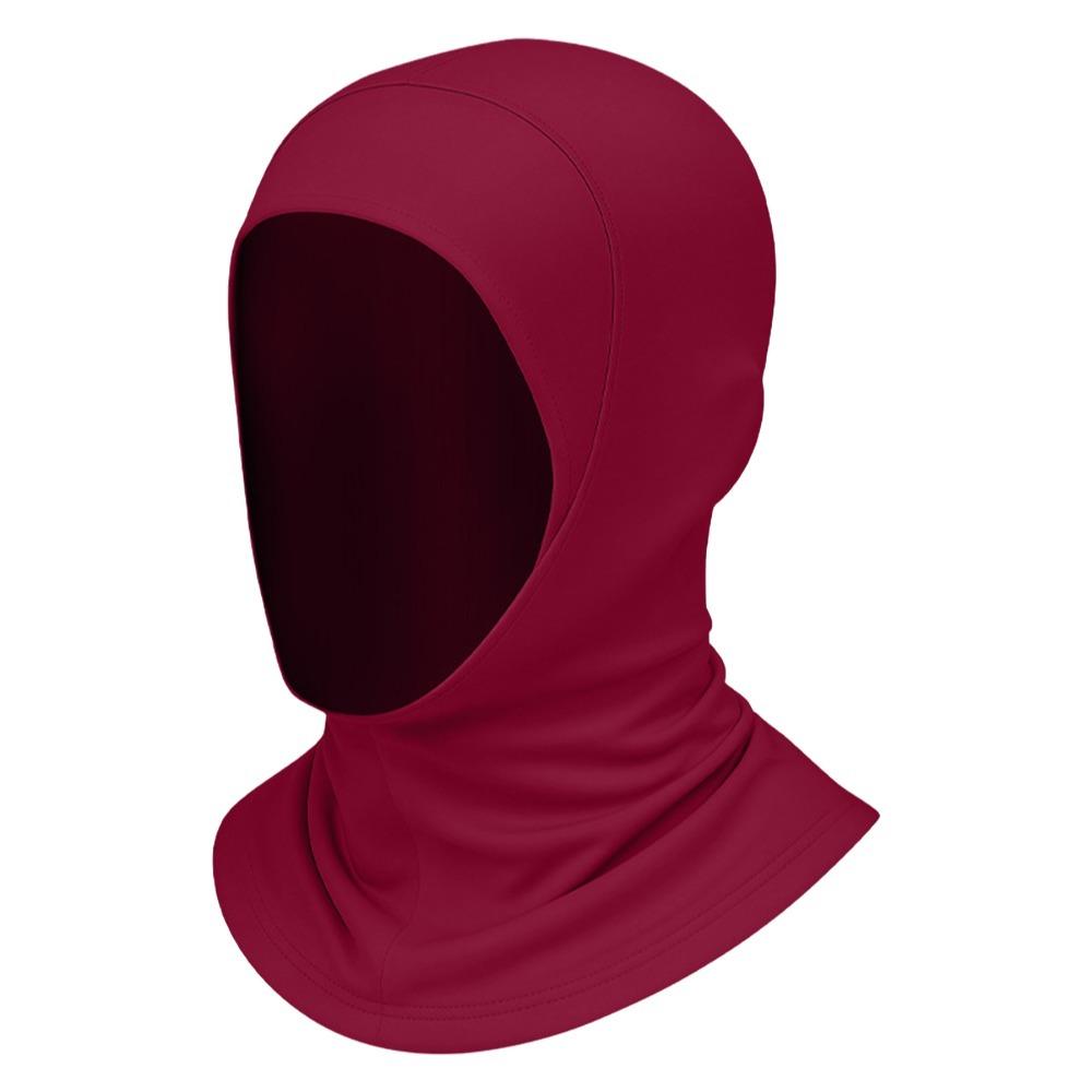 Elegant Ice Silk Women Hijab Scarf Neck Protection Sun Protection Instant Hijab Solid Color Spandex Prayer Hijab Lady