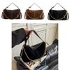 2023 New Vintage Suede Retro Stitching Shoulder Crossbody Bag Women Chain Handbag