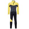 Unisex 3mm Neoprene Wetsuit Full Body Mock Neck Long Sleeve Back Zipper Color Block Swimwear