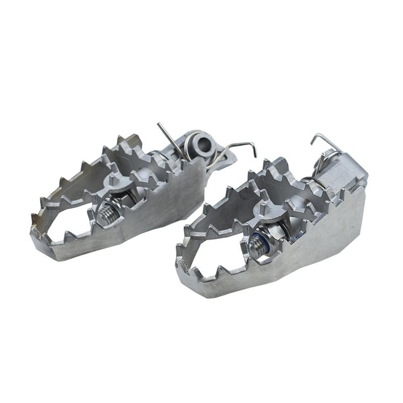 ABLZ-Motorcycle Rotating Footpegs Foot Pegs For TIGER 850 SPROT 20-21 For TIGER 1200 17-21 TIGER 800 15-19 TIGER 900 серебряный