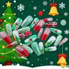 Christmas Europe and the United States Best-selling Nail Art Wear Nail Sweet and Cute Christmas Tree Glitter Medium and Long Nail Wear