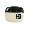 (beige) Elektrische Nagelschere Wiederaufladbarer Elektrischer Nageltrimmer Mini Tragbarer Elektrischer Fingernagelschneider Nagelpolierer mit Beleuchtung