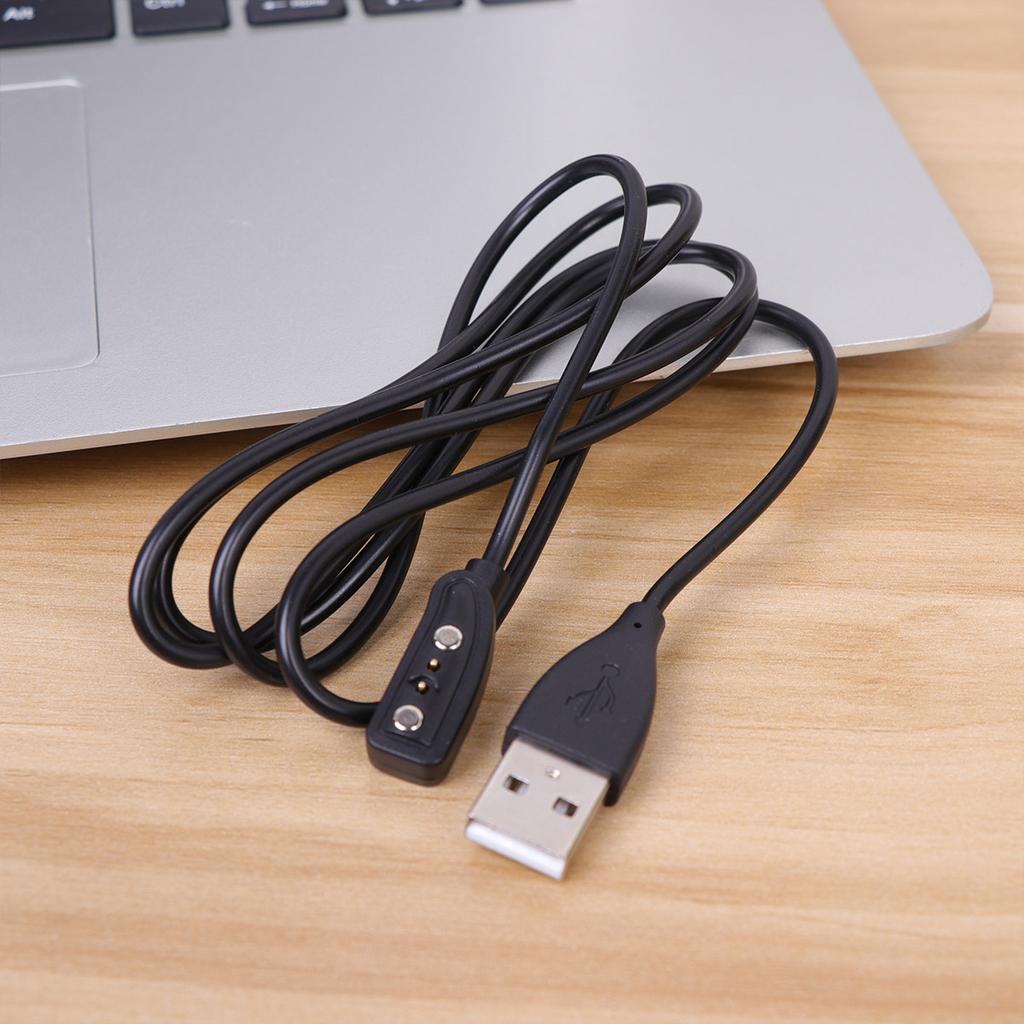 USB Magnetic Charging Cable Fast Cord for Pebble 3 Smart Watch Black Cable Charging Cord