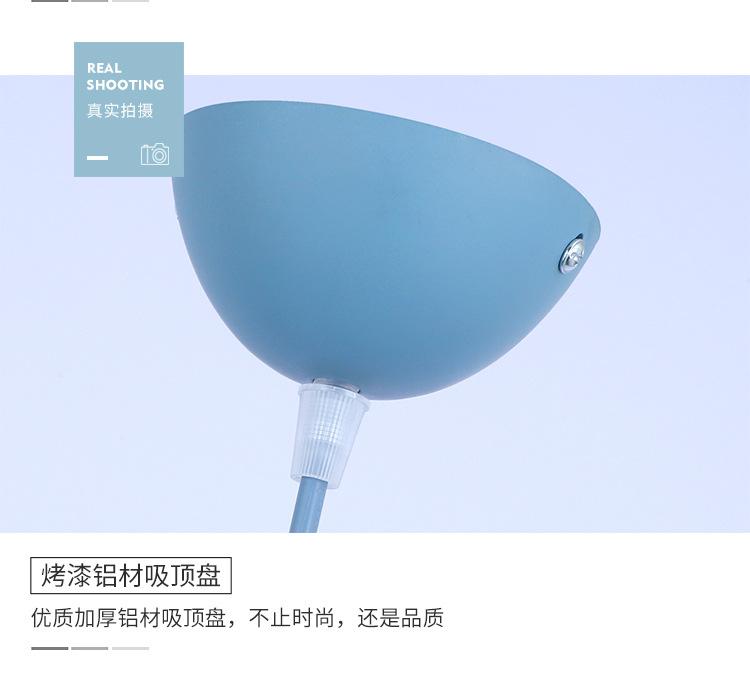 Lămpi Suspendate LED Macaroon Candelabru Restaurant pentru Studiu Dormitor Cafenea Iluminat Dining Lumini Suspendate