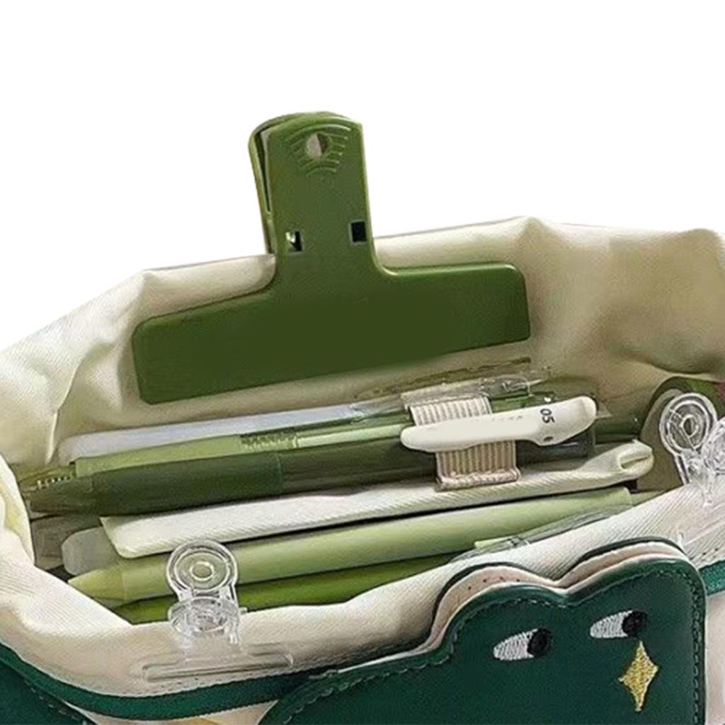 Large Pen Bag Cute Animal Style Stain Resistant Polyester  Large Pencil Case for School Offic