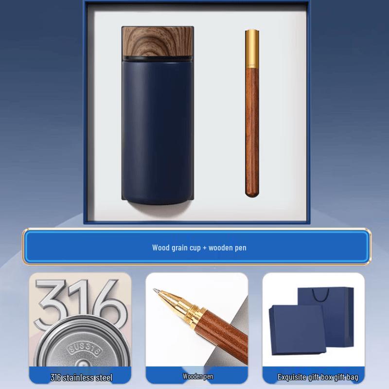 Heyu Xi Elegant Portable Thermos Gift Set