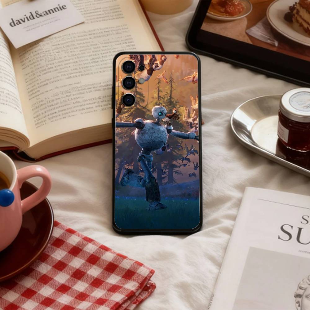 Cozy The W-Wild Robot   Phone Case For Samsung S 25,24,23,22,30,21,10,9,Ultra,Plus,Lite,FE,4,5 G Soft Black Case