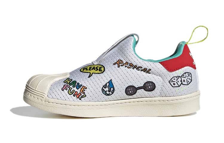 Adidas Originals SUPERSTAR 360 Kids  Skateboarding Shoes Breathable Low top Kids  Skateboarding Shoes FX4920 28