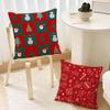 Merry Christmas HO HO Santa Claus Cushion For Bedroom Car Coffee Shop Room Soft and Living Room Sofa Decorative Pillow Cover Cas