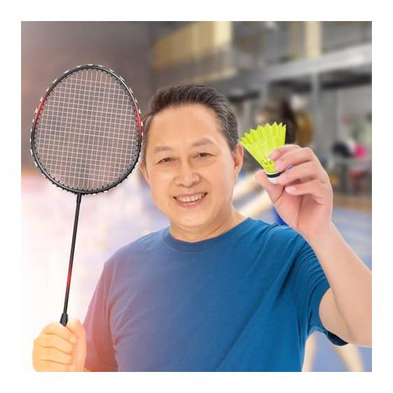 Quality Lightweight Badminton Racket Set for Indoor and Outdoor Adult, Children and Beginner Training - Racket, Shuttle and Storage Case