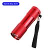 Uv Flashlight Uv Light Flashlight 395Nm Black Light Flashlight Mini Blacklight Torch For Uv Resin Glue Curing Pet Urine Stain