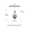Ahthen Copper Beads Love Design One Another Charm Compatible With Snake Chain Bracelets Necklaces For Women Jewelry Creating