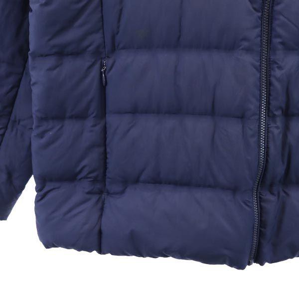 UNIQLO seamless Down jacket XL Navy system hood Women Used