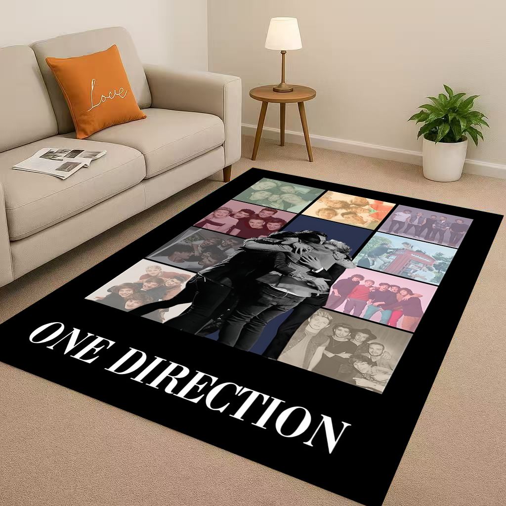 27 Stil Neu One D-Direction Sänger Star Wohnzimmer Rutschfester Bereichsteppich Teppich für Schlafzimmer Spielzimmer Sofa, Leicht zu reinigende Haustürmatte
