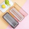 Porte-baguettes ménager avec couvercle, étanche à la poussière et égouttant, cage à baguettes, boîte de rangement pour vaisselle de cuisine