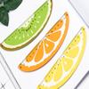 1pcs/lot  Kawaii Cartoon Fruit Orange Lemon Kiwi Wooden Straight Rulers Drawing Tool Stationery Gift School Supplies 15cm
