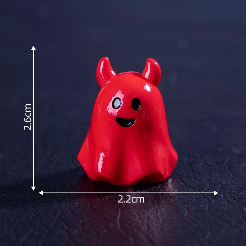 10PCS Originality Shoe Charms Set Accessories Hole Shoe Buckle for Resin Cute Halloween Ghost DIY 3D Shoe Decorations Party Gift